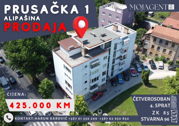 Četverosoban stan – Prusačka – Alipašina