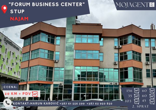 FORUM business center – Stup – Najam – 2 sprat