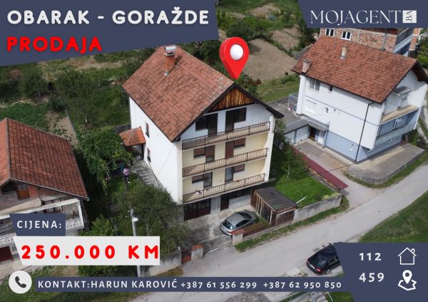 Kuća i okućnica – Obarak – Goražde