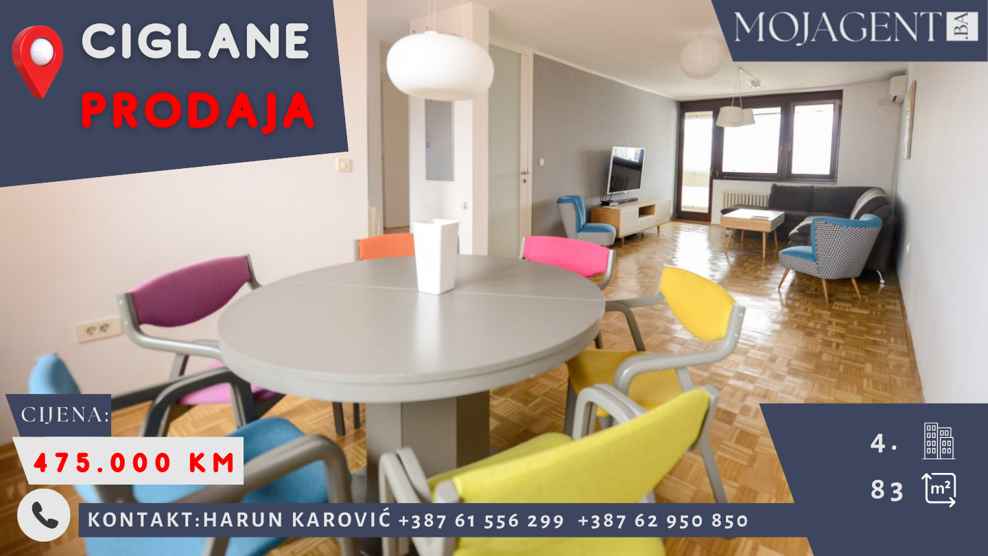 Četverosoban stan - Antuna Hangija - Ciglane - PRODAJA 