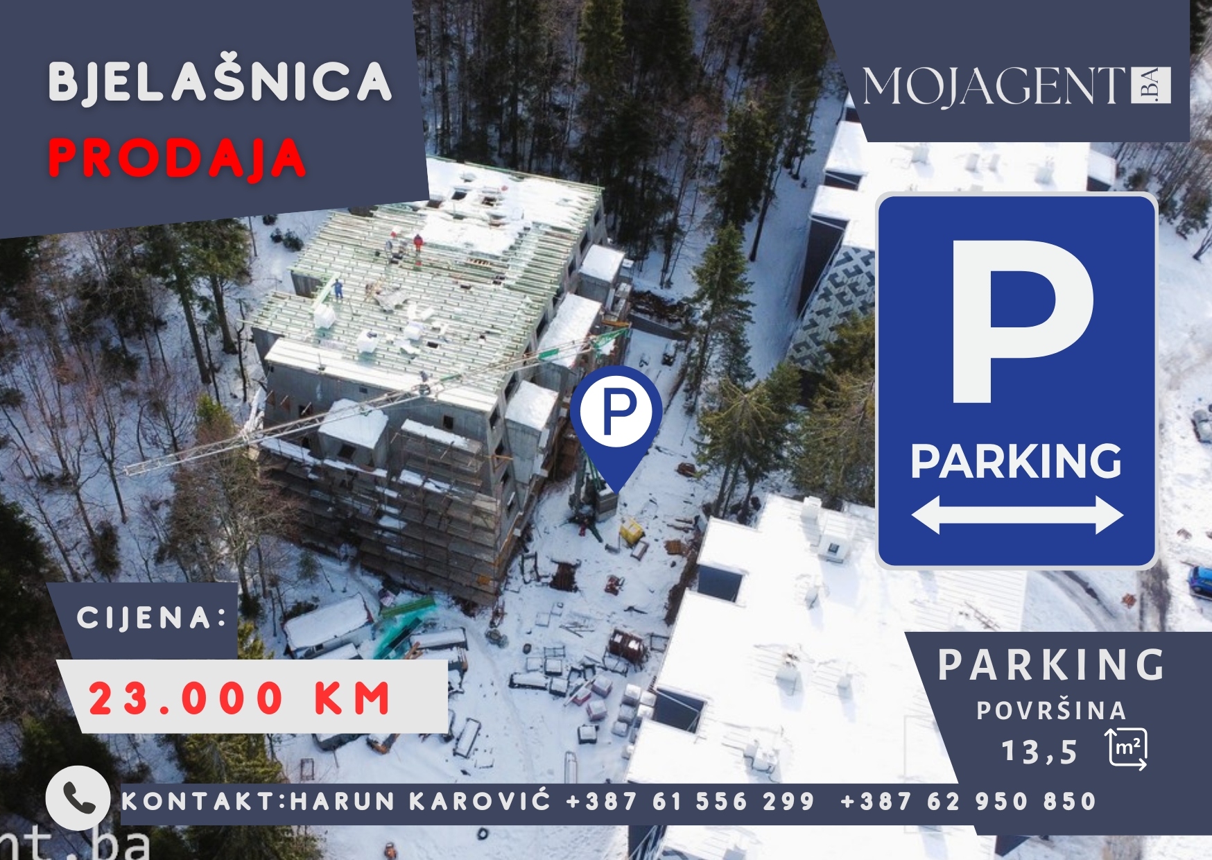 Parking mjesto na Bjelašnici