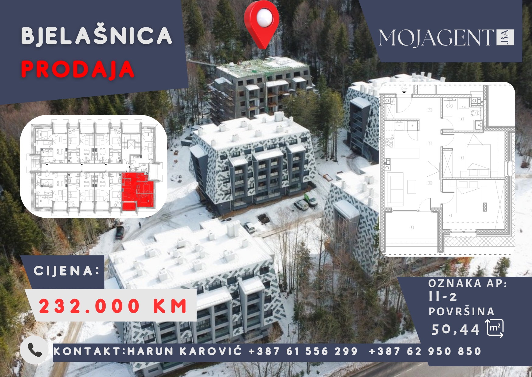 II-2 Apartman na Bjelašnici