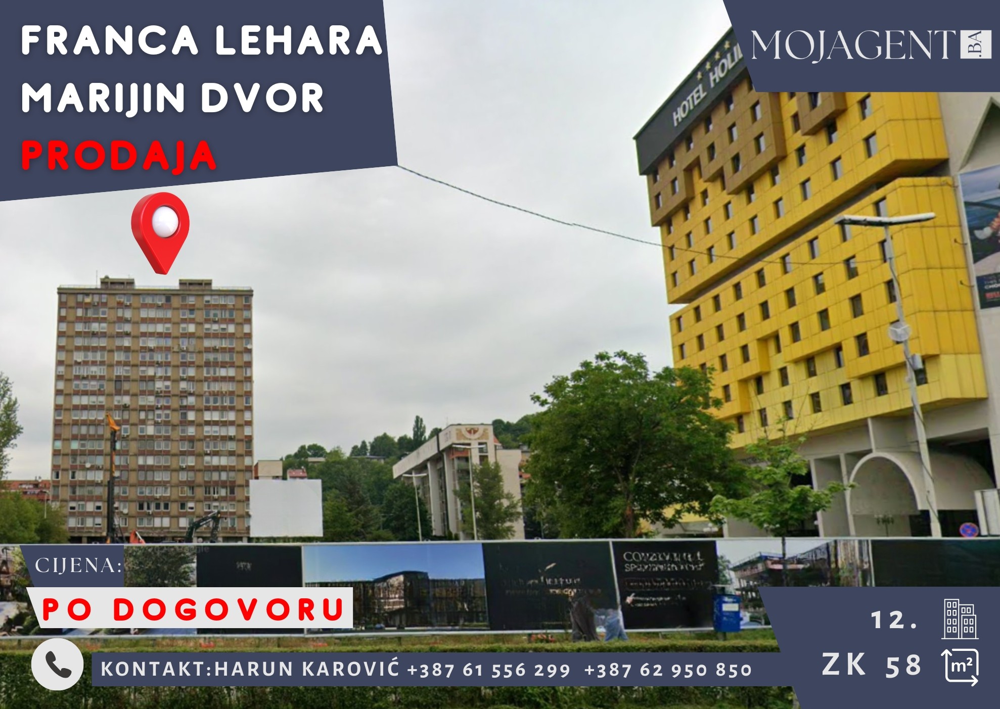 Franca Lehara – Marijin Dvor – Centar