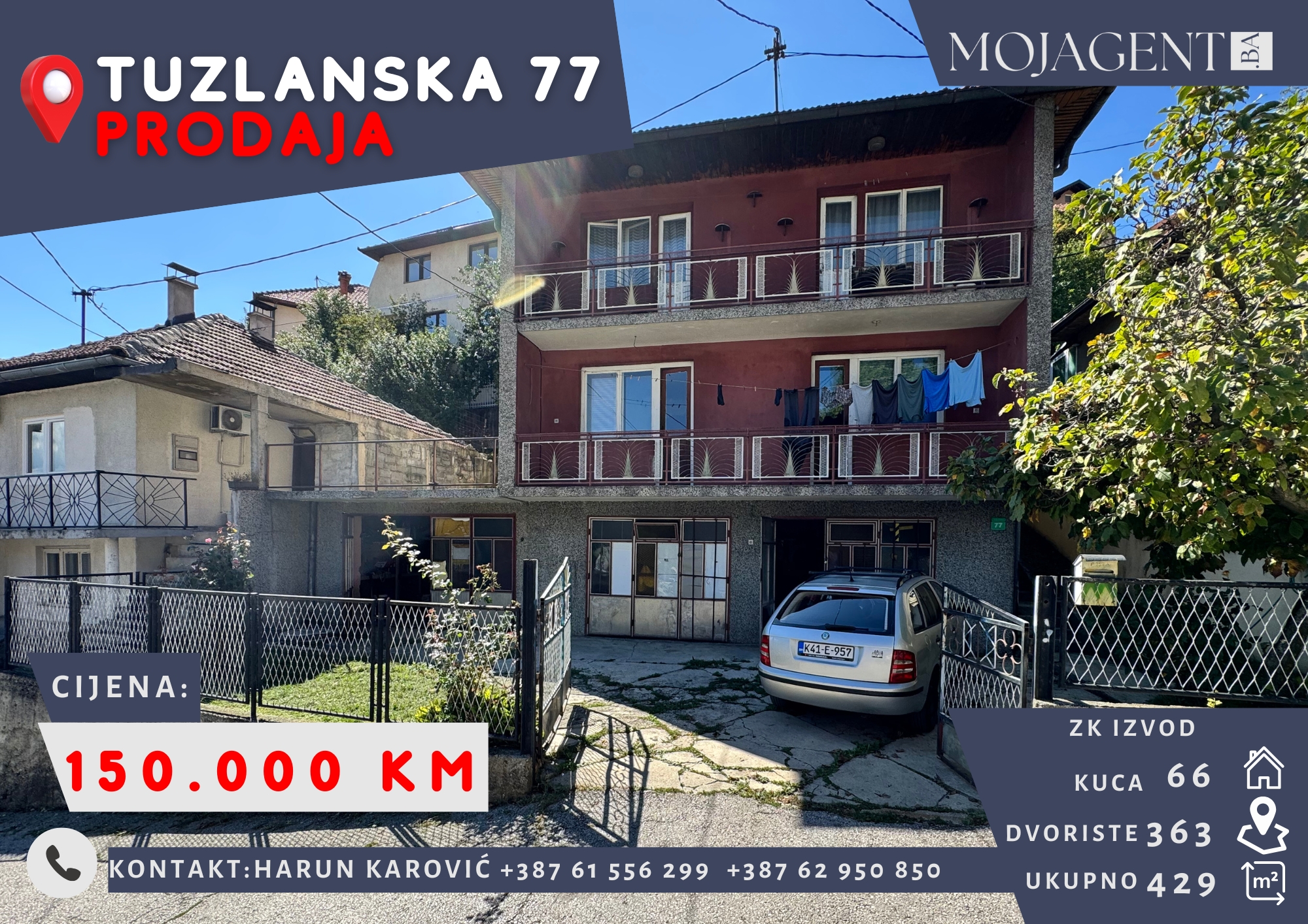 KUĆA I OKUĆNICA - TUZLANSKA - BUĆA POTOK - NOVI GRAD