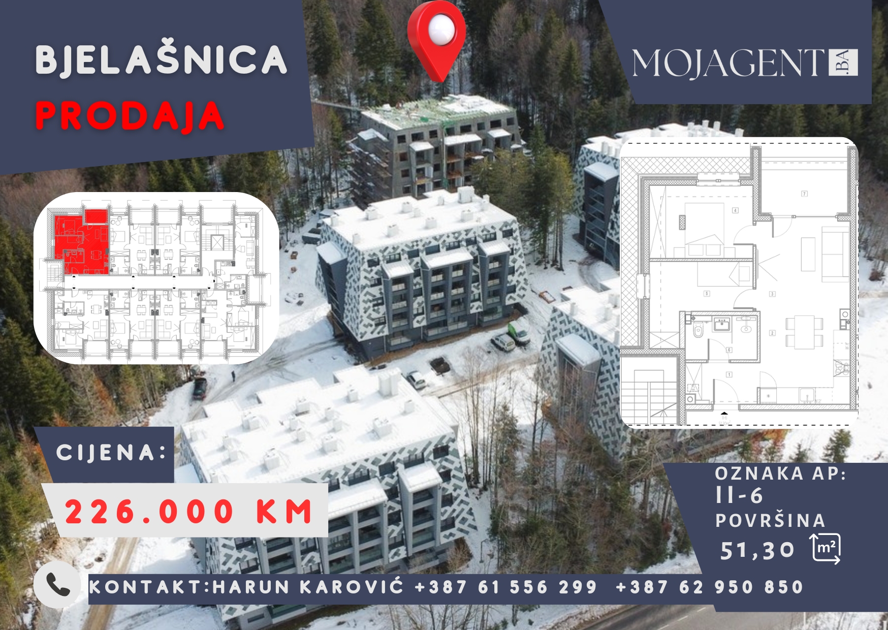 II-6 Apartman na Bjelašnici