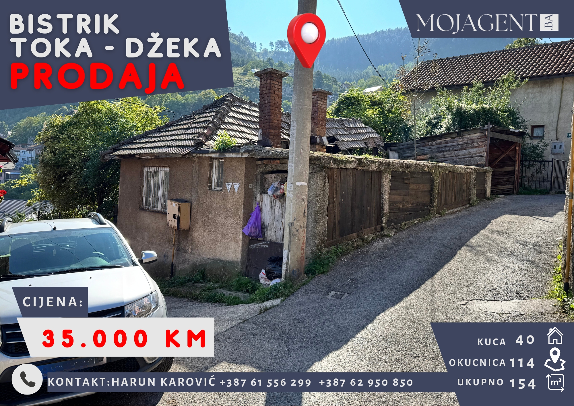 RUŠEVNA KUĆA I OKUĆNICA - TOKA - DŽEKA - BISTRIK 