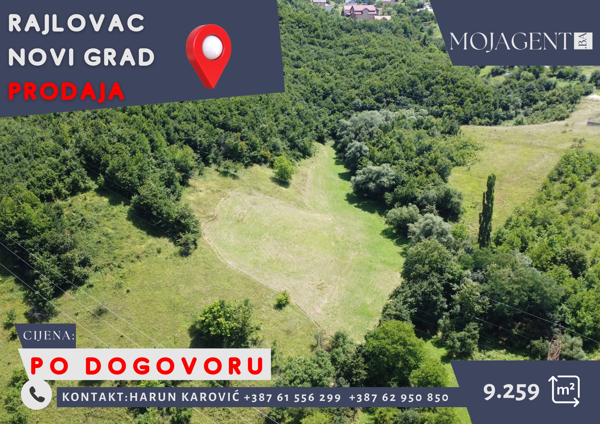 Zemljište – Rajlovac – Novi Grad