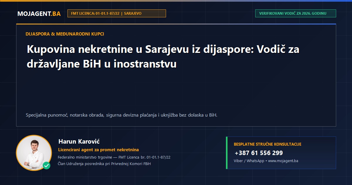 Specijalna punomoć za nekretnine u BiH: Kako ovjeriti punomoć u inostranstvu (DKP vs. Apostille)