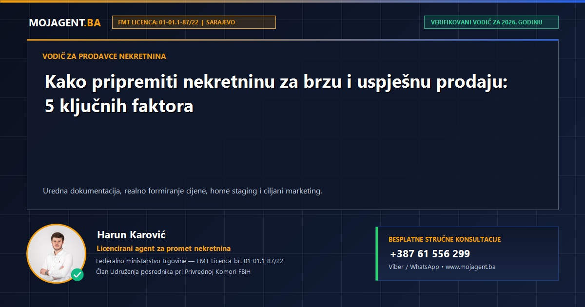 Prodaja naslijeđenog stana u Sarajevu iz inostranstva: Ostavinska rasprava, porezi i prenos novca bez dolaska